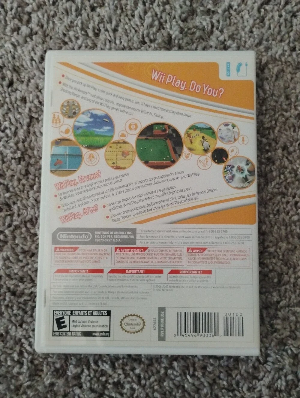 Wii Play - Nintendo Wii Game (Complete w/ Manual & Case)